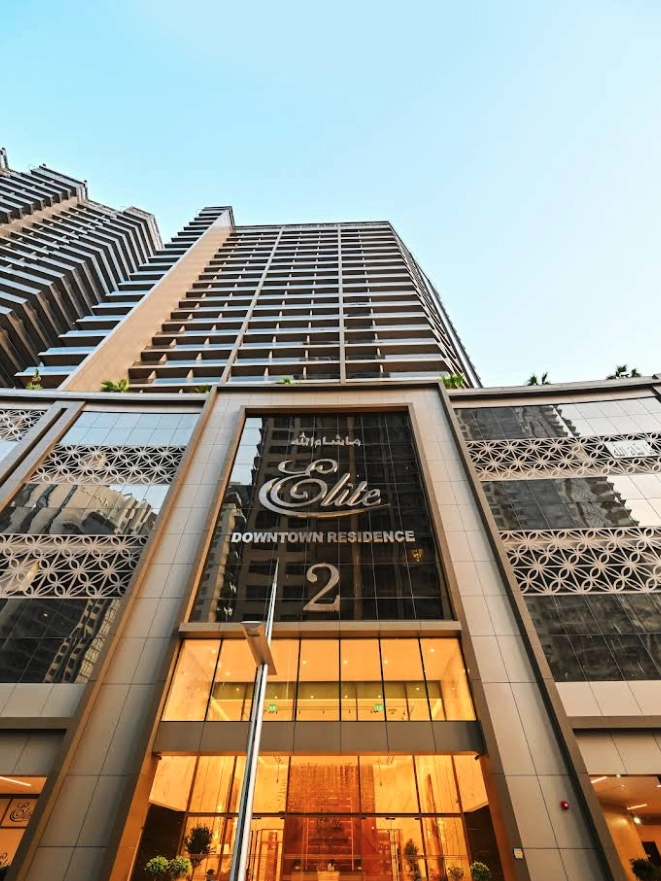 Elite Sports Residence towers in Dubai Sports City